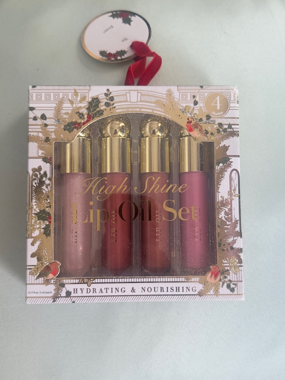 High Shine Lip Oil Set - Hydrating & Nourishing (Pink, Rose, Berry)